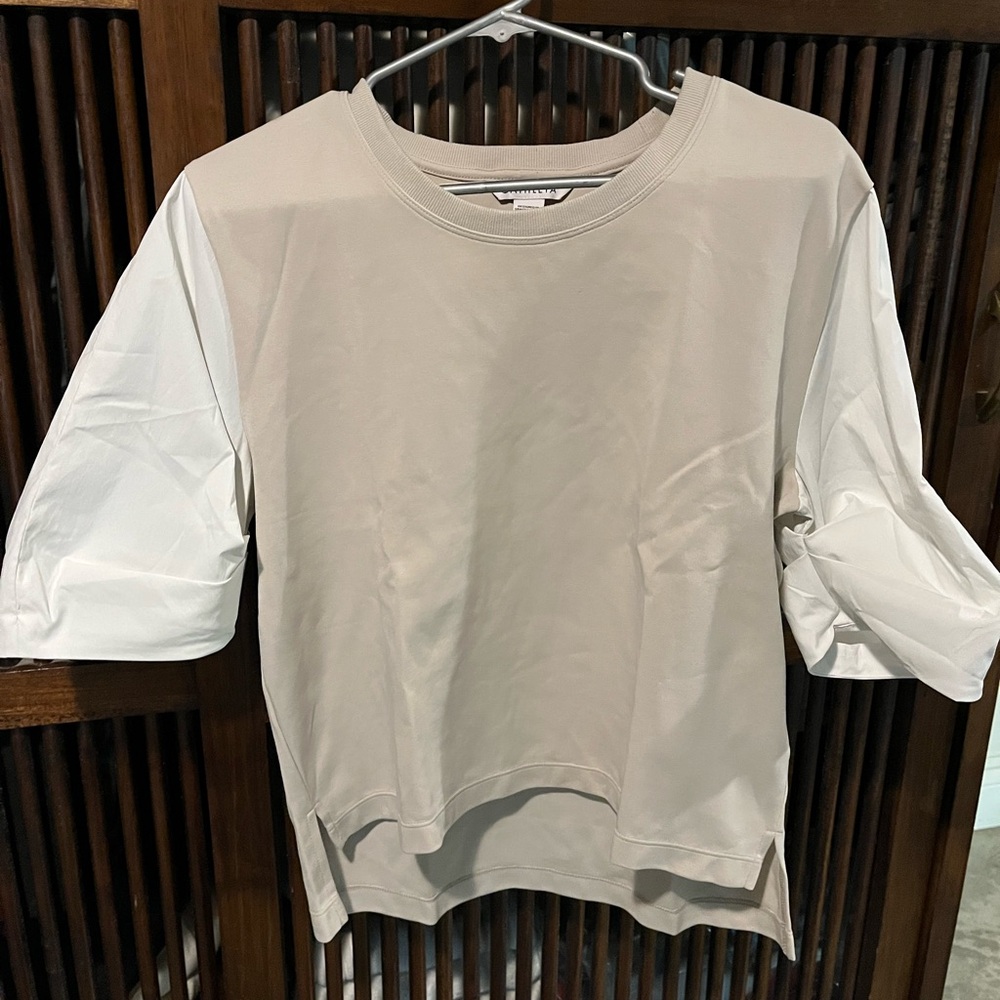 Women's Athleta Puff Sleeve Top - S